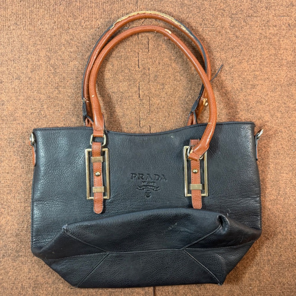 Unbranded Faux Leather Tote Bag Womens Black Brown Shoulder Bag Large Work Purse